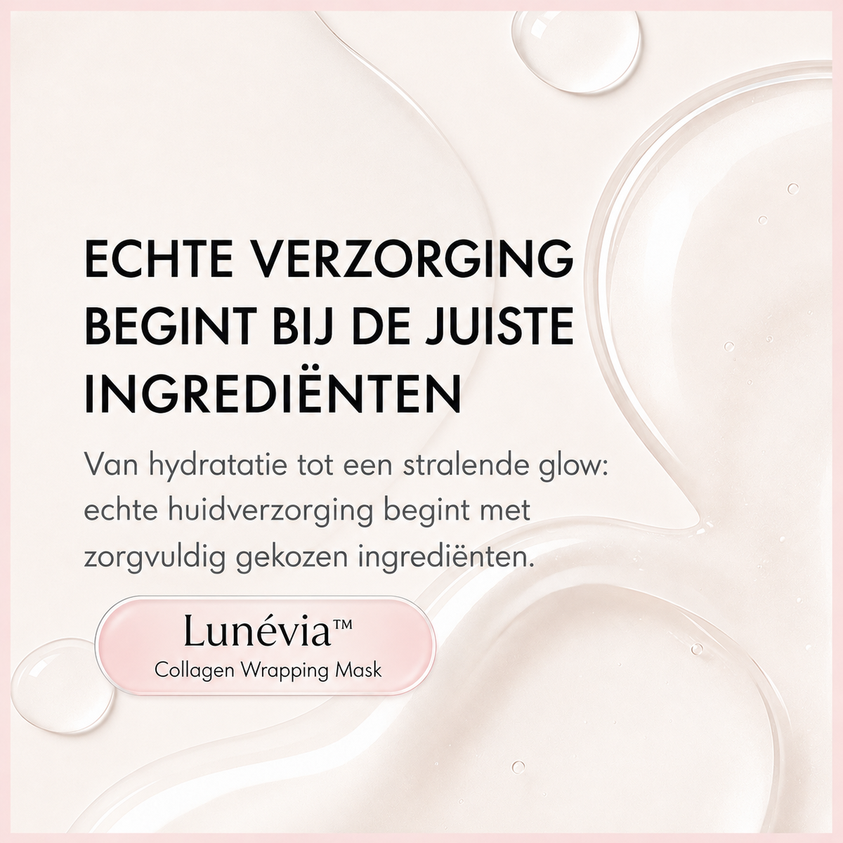 Lunévia™ – Collageen Peel-Off Masker.