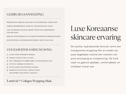 Lunévia™ – Collageen Peel-Off Masker.