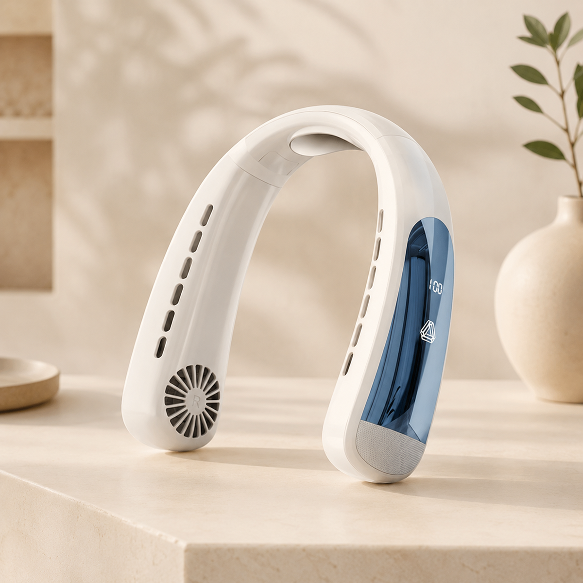 CoolWave™ NeckBreeze – Draagbare nekkoeler met 5 standen