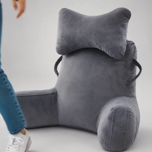 Lumora™ – Ergonomisch Leeskussen voor Bed & Bank